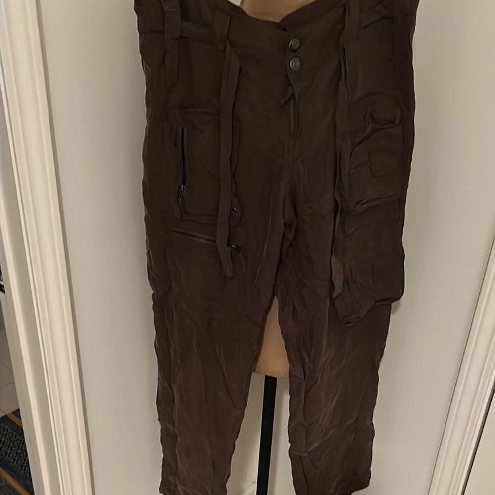 Johnny Was Green Cargo Pants